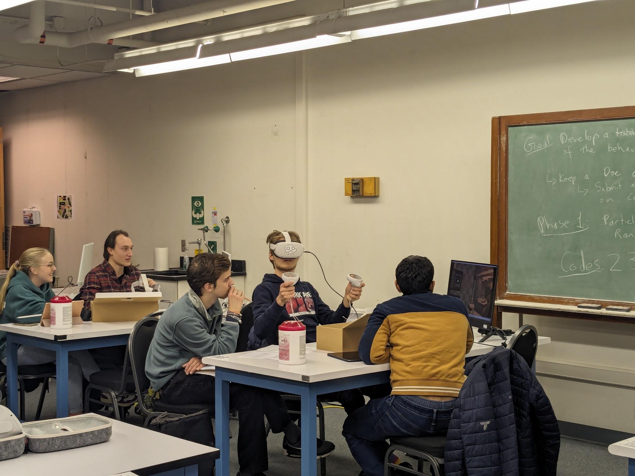 students using NOMR in the classroom